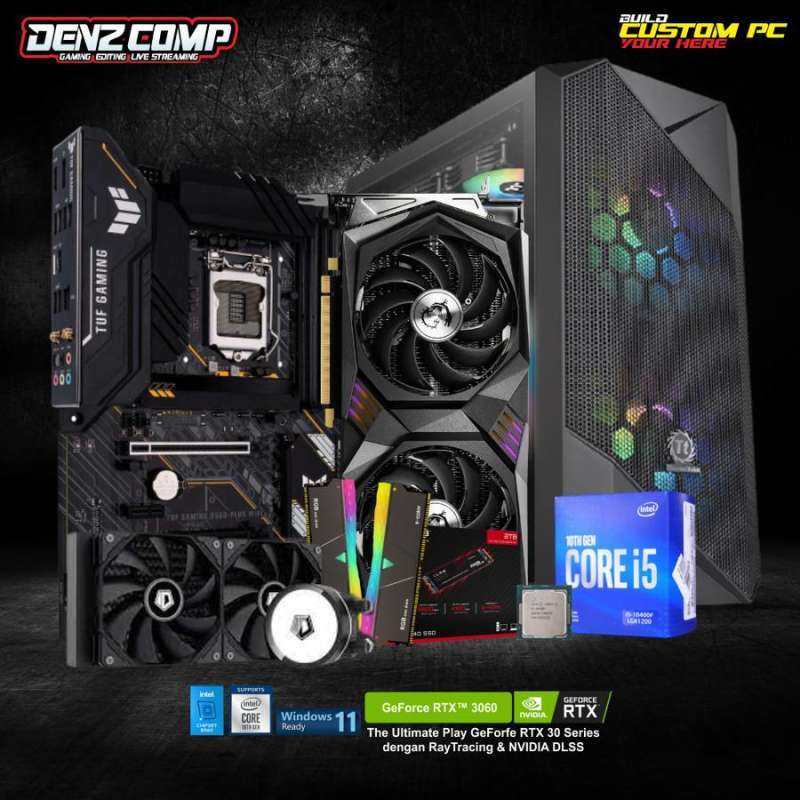 COMMANDER GAMING PC INTEL i5-10400F RTX 3060 DDR4 NVME 2TB