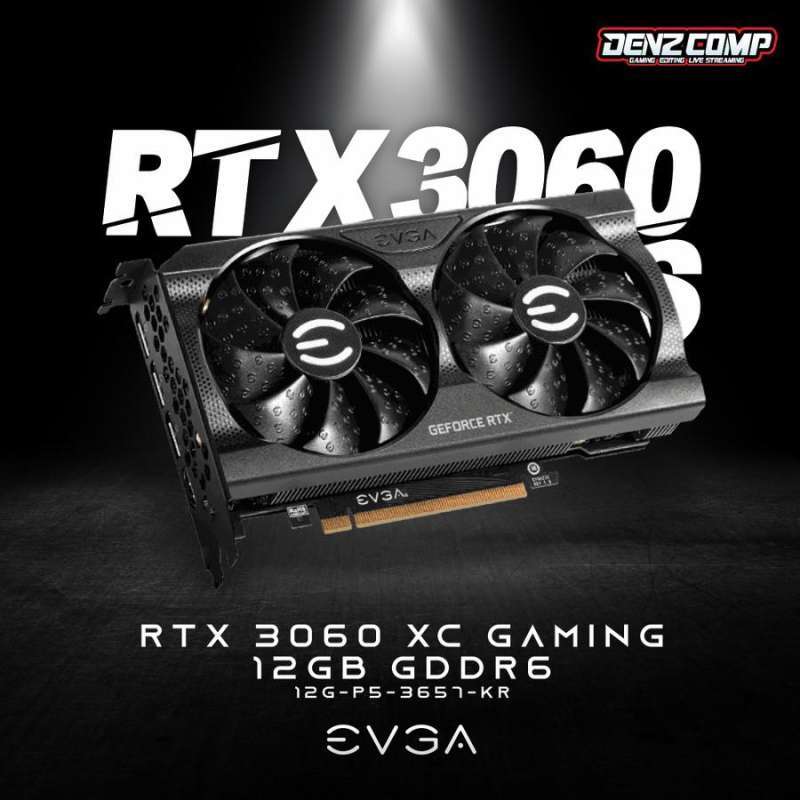 Jual [ready] Evga Rtx 3060 Xc Gaming 12gb Gddr6 192bit 12g-p5