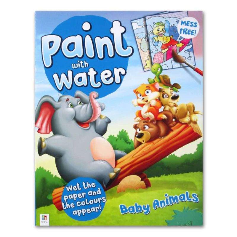 Jual Paint With Water Baby Animals Book Just Wet The Paper And The Colours Appear Online November 2020 Blibli Com