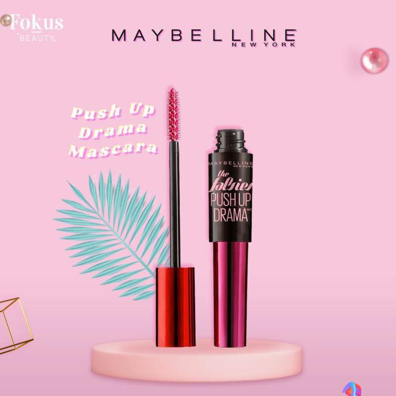 Jual Maybelline Push Up Drama Waterproof Mascara Eyes Makeup Hitam 9 7 Ml Online November 2020 Blibli
