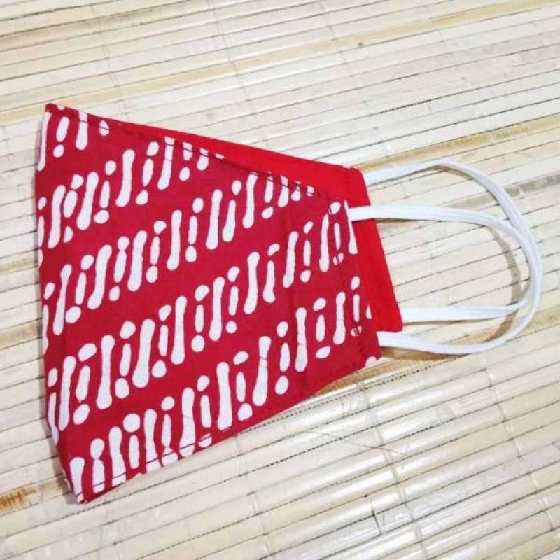 Jual Masker Kain Batik Merah Putih Premium Versi Earloop Online Desember 2020 Blibli