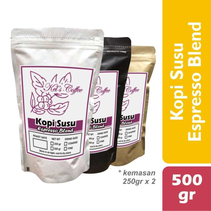 Jual Espresso Kopi Susu 500gr Arabica Dan Robusta Biji Bubuk Online Agustus 2020 Blibli Com