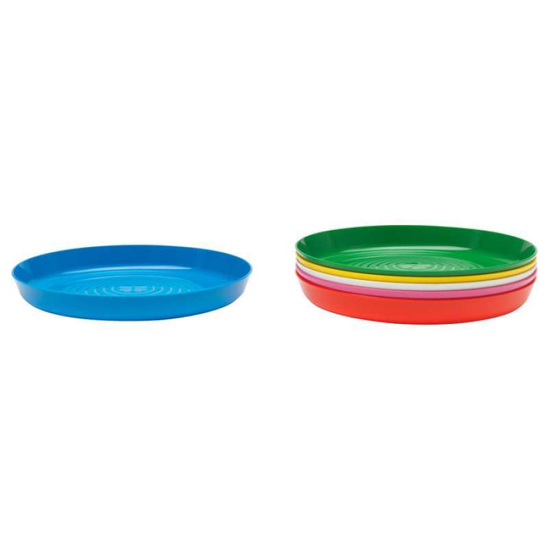 Jual Ikea Kalas Piring Makan Aneka Warna Isi 6 Pcs Diameter 19 Cm Online September 2020 Blibli Com