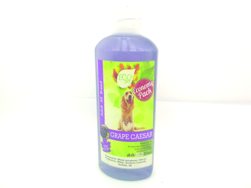 Promo Eco Pet Shampo Untuk Anjing Dan Kucing Grape Caesar 100ml