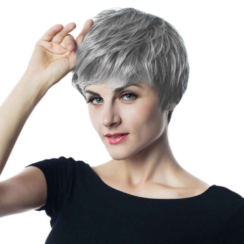 Jual Cool Short Natural Synthetic Women Hair Wigs Full Head Wig For Daily Party Terbaru Juli 2021 Blibli
