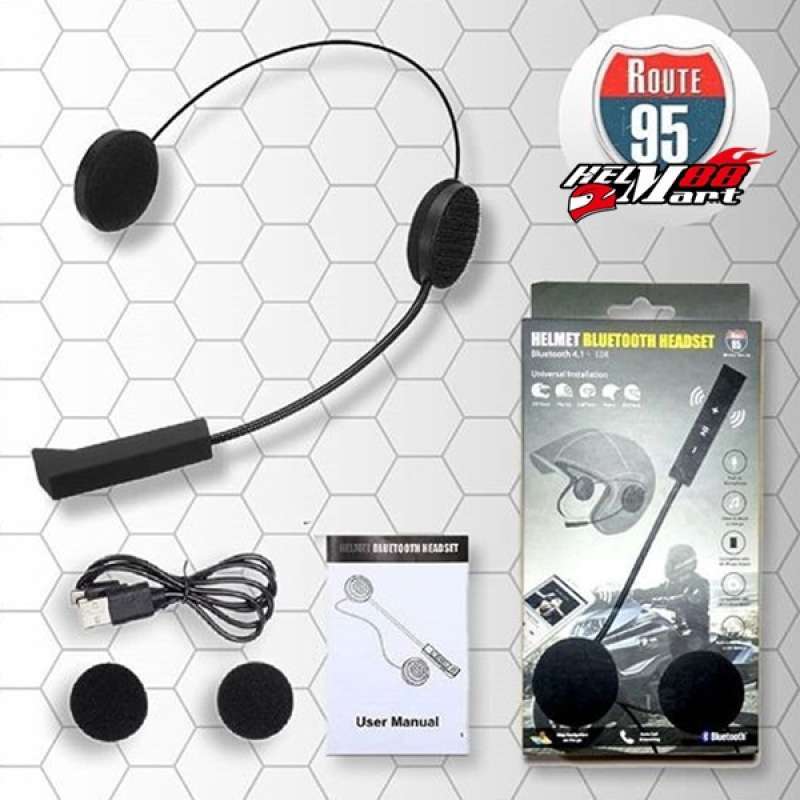 Helm bluetooth on sale headset
