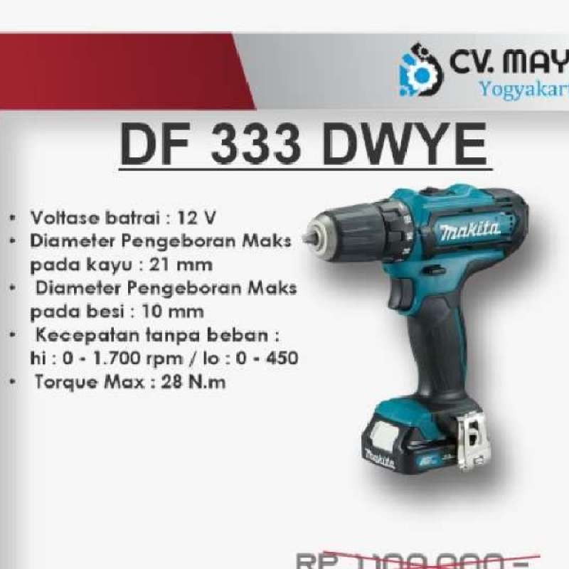 Jual MAKITA DF 333 DWYE di Seller CV Mayar Official Store Ud