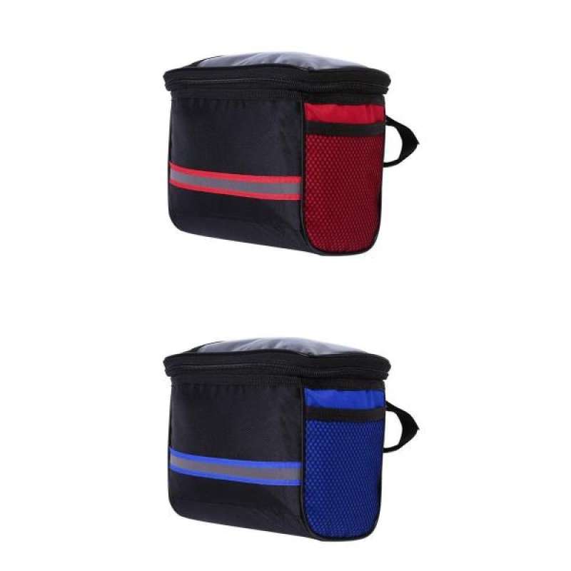 Jual 2pcs Handlebar Bag Bike Front Bag Holder Outdoor Riding Storage Pack Online November 2020 Blibli Com