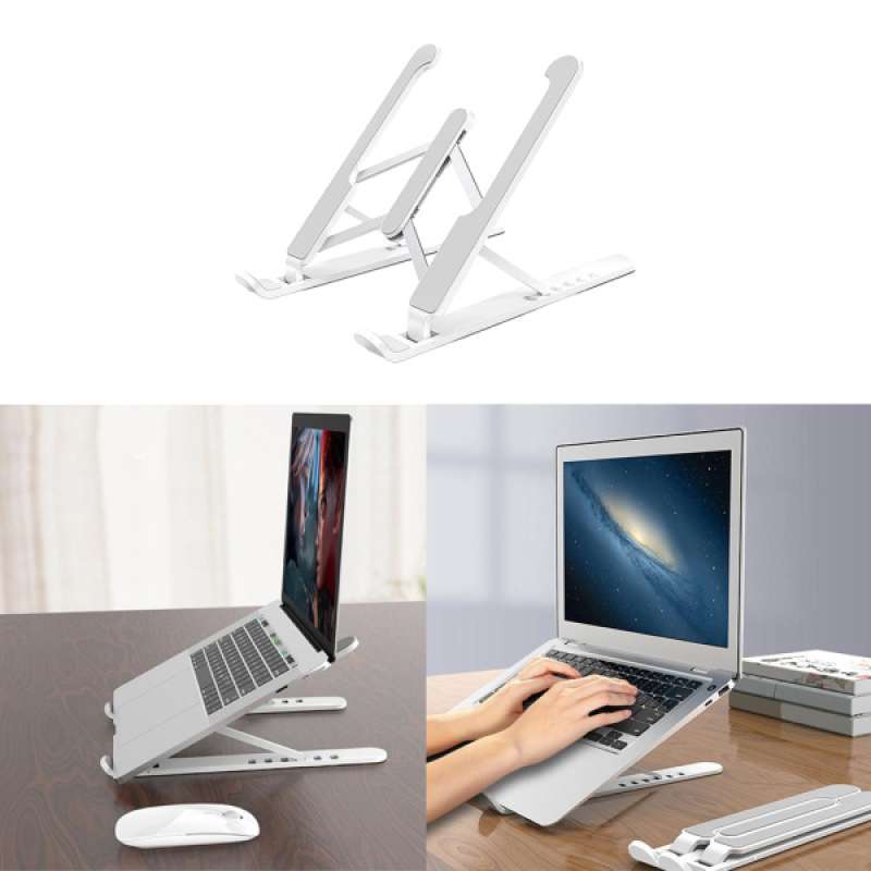 Jual Portable Adjustable Foldable Laptop Tablet Stand Notebook Riser Holder P1 Pro Online September 2020 Blibli Com