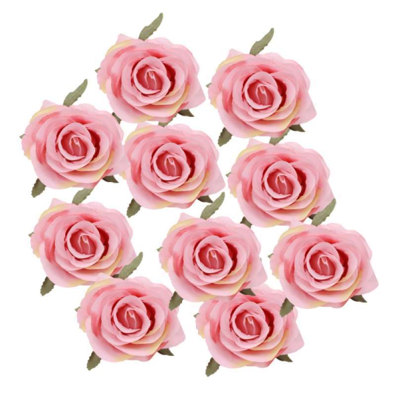 Jual Pink Artificial Rose Flower Head For Diy Craft Projects Baby Shower Pack 10 Online Oktober 2020 Blibli Com