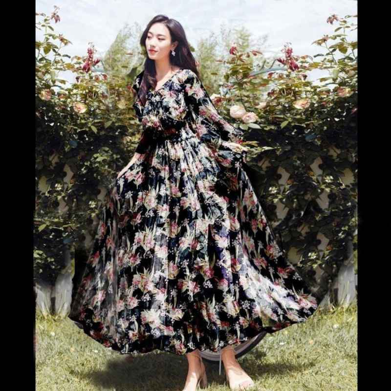 Gaun floral sales