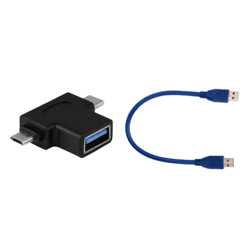 Jual Multi Port Usb C Micro Usb To Usb A Adapter Usb Male To Male Extension Cable Online September 2020 Blibli Com