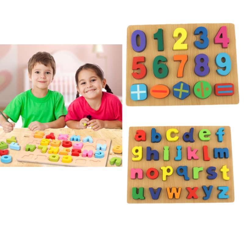 alphabet and number puzzles for toddlers