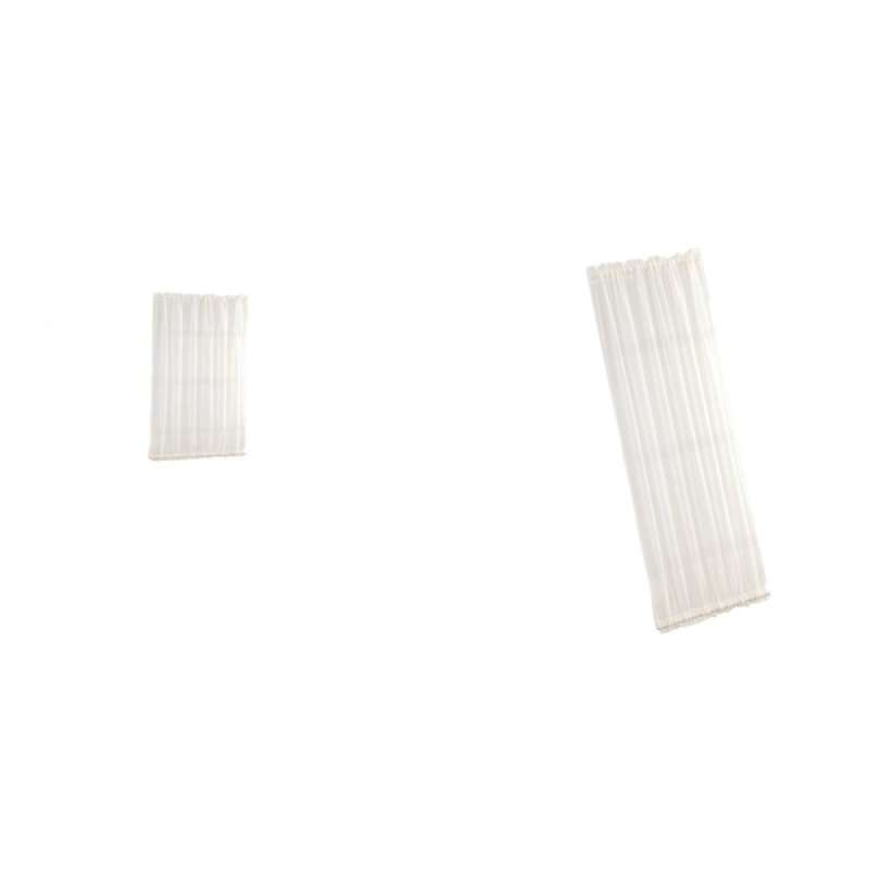 2pcs home front french door window curtain panel w tieback light filtering