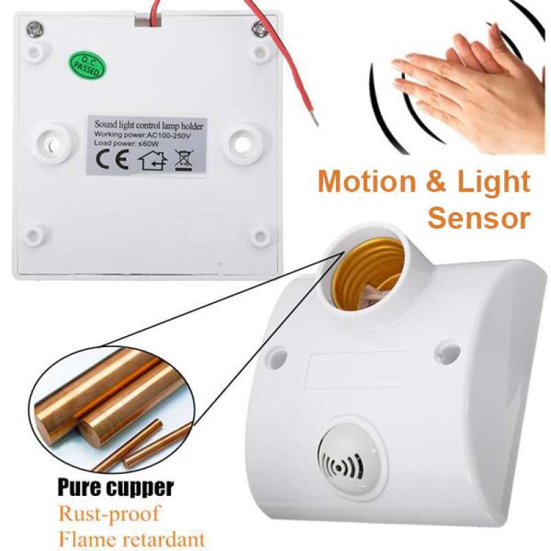 Jual Fitting Lampu Sensor Gerak Saklar Fiting Otomatis Smart Switch Saklar Lampu Otomatis Pir Sensor Radar Online November 2020 Blibli