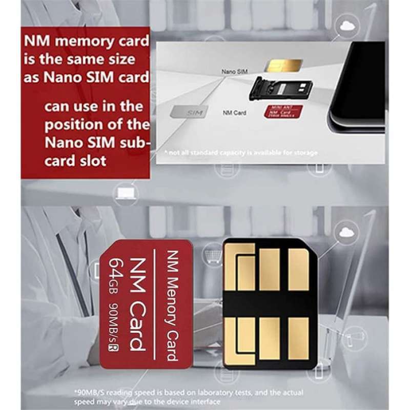 huawei nm 64gb nano memory card original