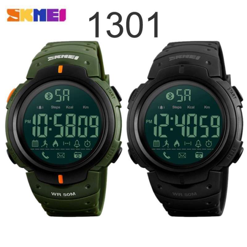 Jual Smart Watch SKMEI 1301 Bluetooth Pedometer Waterproof 50M di Seller  PurpleFish - Kota Jakarta Barat, DKI Jakarta | Blibli