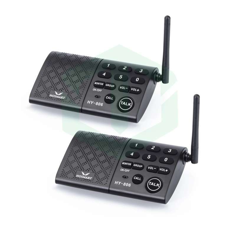 Jual Hosmart Hy806 Wireless Intercom Original 6 Channel 2 Station Online September 2020 Blibli Com