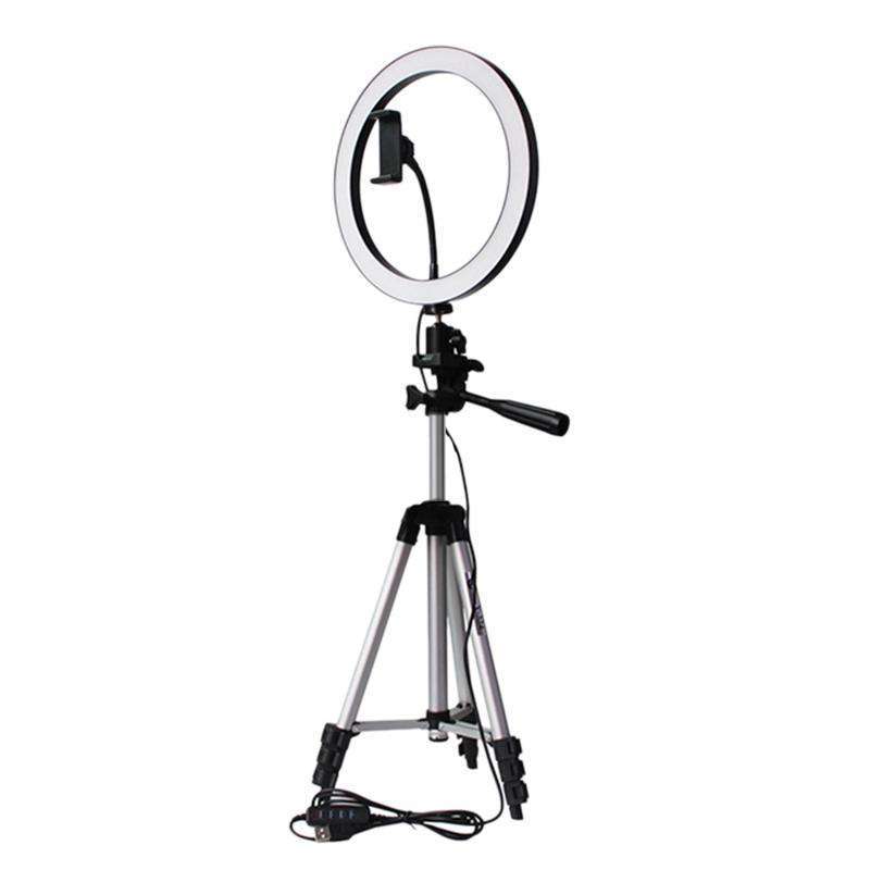 oem tripod 3110 ring light led 26cm selfie make up live tiktok