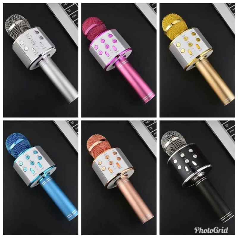 Jual Mic Karaoke Mikrofon Wireless Bluetooth Wster Ws 858 Ws 858 Mic Smule Online November 2020 Blibli