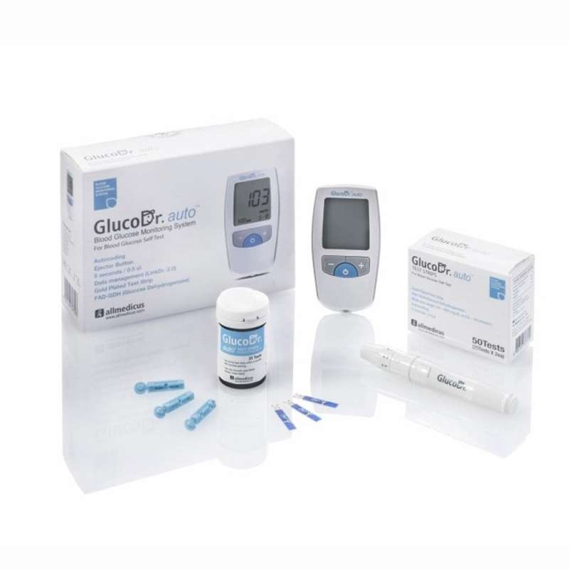 Jual Gluco Dr Auto Pack Agm 4000a Strip 25t Glucodr Alat Ukur Gula Darah Glukosa Online Desember 2020 Blibli