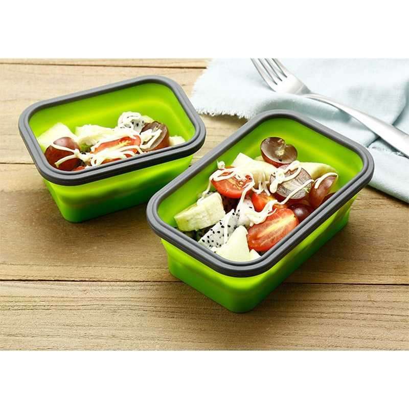 Jual Kotak Makan Foldable Healthy Bento Lunch Box 800ml Online April 2021 Blibli