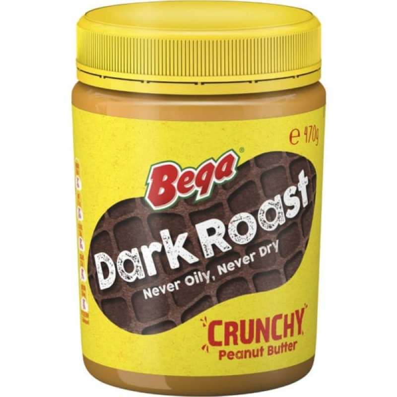 Promo Bega Dark Roast Peanut Butter 470 Gr Di Seller Top Aussie Product - Australia Blibli