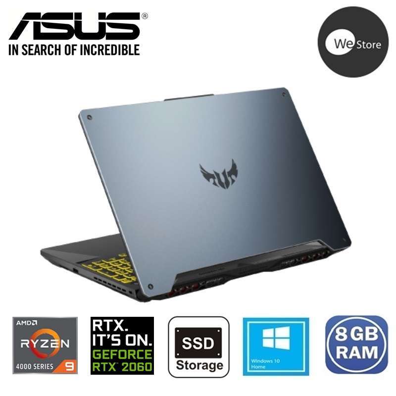 Jual Asus Tuf Gaming A15 Fx506iv R9r6b6t Gaming Laptop Ryzen 9 4900h 8gb 512gb Ssd Nvidia Rtx2060 6gb 15 6inch Fhd 144hz Win10 Fortress Grey Online Desember 2020 Blibli