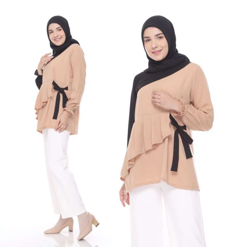 Jual Baju Atasan Wanita Blus Busana Muslim Alfiaah Blouse Murah Mei 2021 Blibli