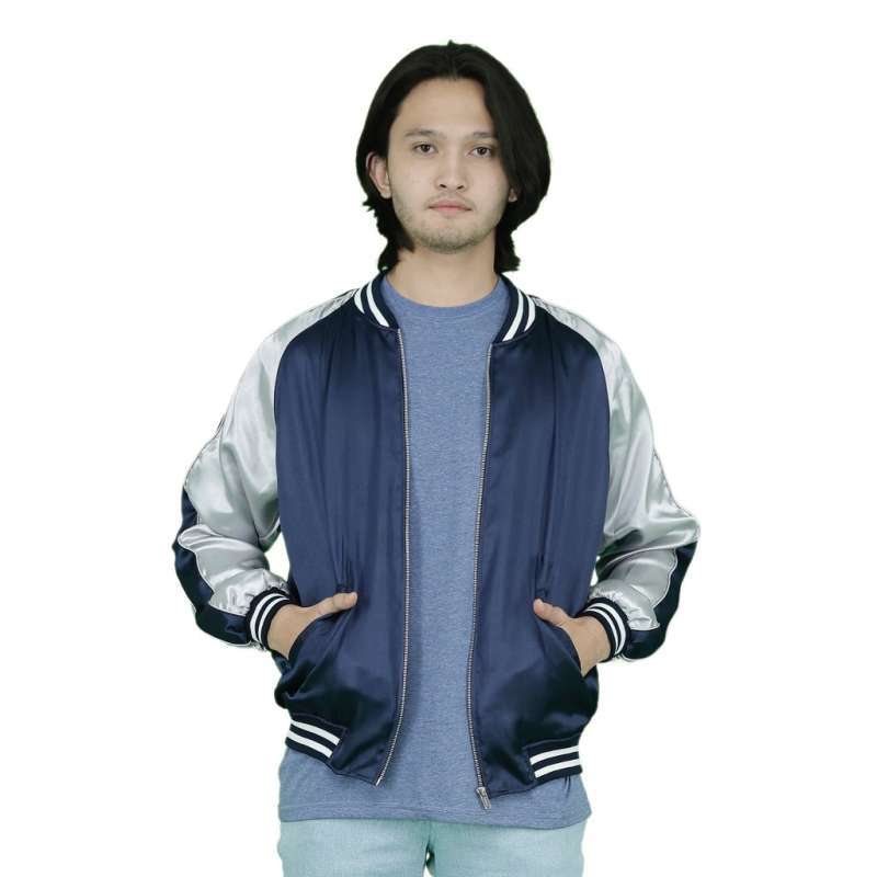 Promo KREATOR ID Jaket Bomber Sukajan Pria Original Bahan Scoot