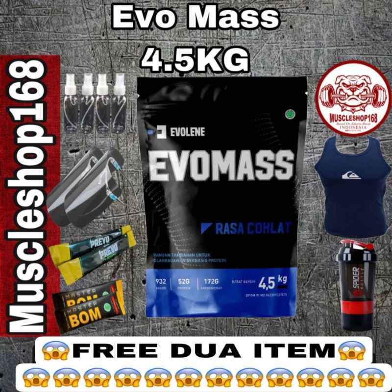 Jual Evolene EvoMass 10 Lbs 4.5 kg Evo Mass Gainer 10Lbs 4 5kg