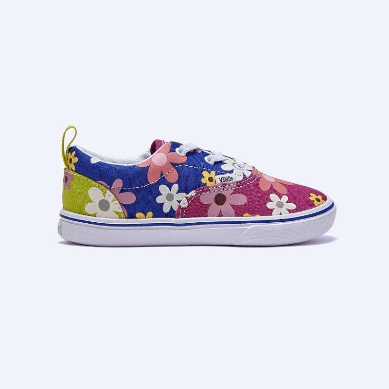 Vans Kids Comfycush Era Elastic Lace Multicolor Floral Multi VN0005WK448