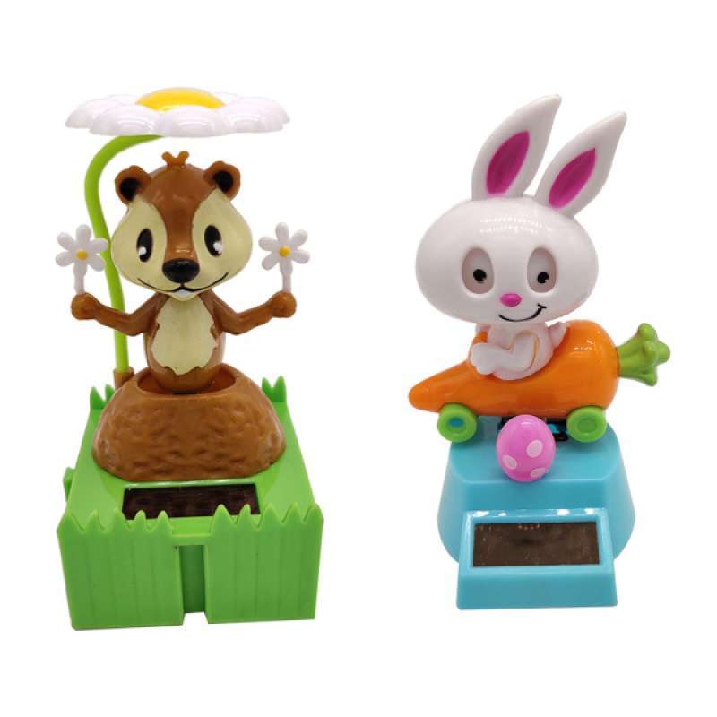 Ouniman Dancing Solar Toys Cute Solar Toy Solar Powered Toys Car Accessories Swinging Dancing Toy Great Holiday Car Dashboard Office Desk Home Decor 