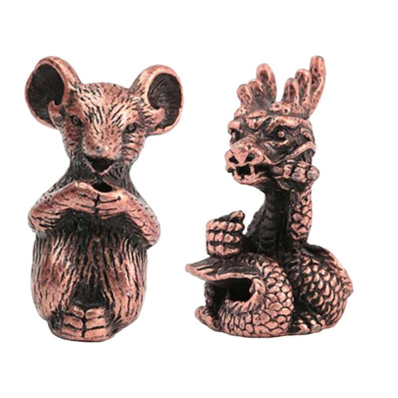 Chinese Zodiac Statue Copper Shengxiao Animal Snake Ornament Incense Holder 