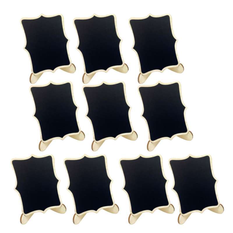 Jual 10x Wooden Table Chalkboard Blackboard Message Board For Wedding Party Sign Online November 2020 Blibli