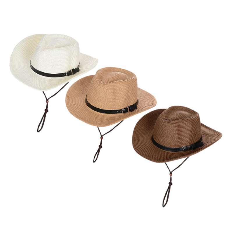 Promo 3PCS Unisex Packable Beach Straw 