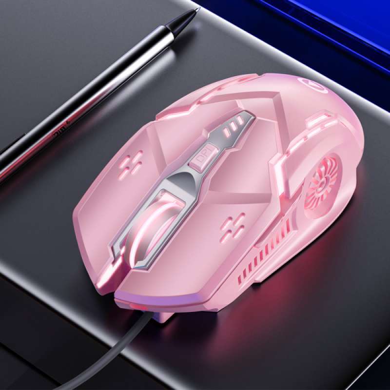 mechanical cool light usb wired gaming mouse 3200dpi for pc laptop office game