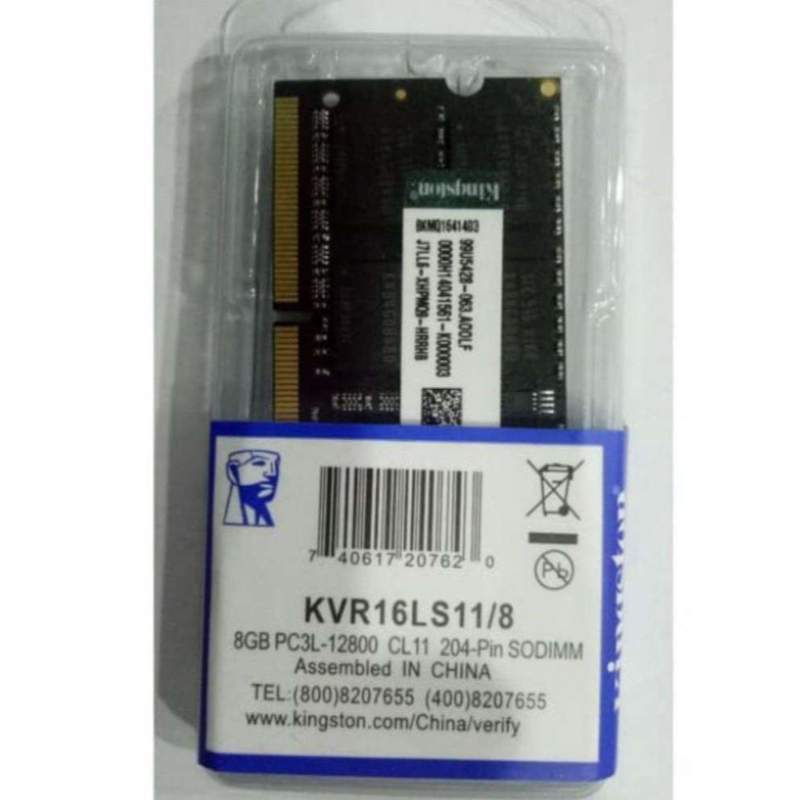 Jual Sodimm Kingston Ddr3 8gb Pc 12800 Memori Ram Laptop Online Oktober 2020 Blibli Com