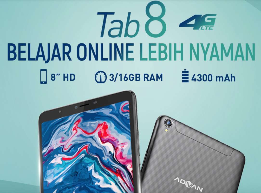 Jual Advan Tab 8 Tablet Belajar 16 Gb 3 Gb Online November 2020 Blibli