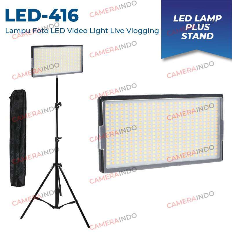 Jual Led Ae-416 Lighting Video Lampu Foto Led Video Light live