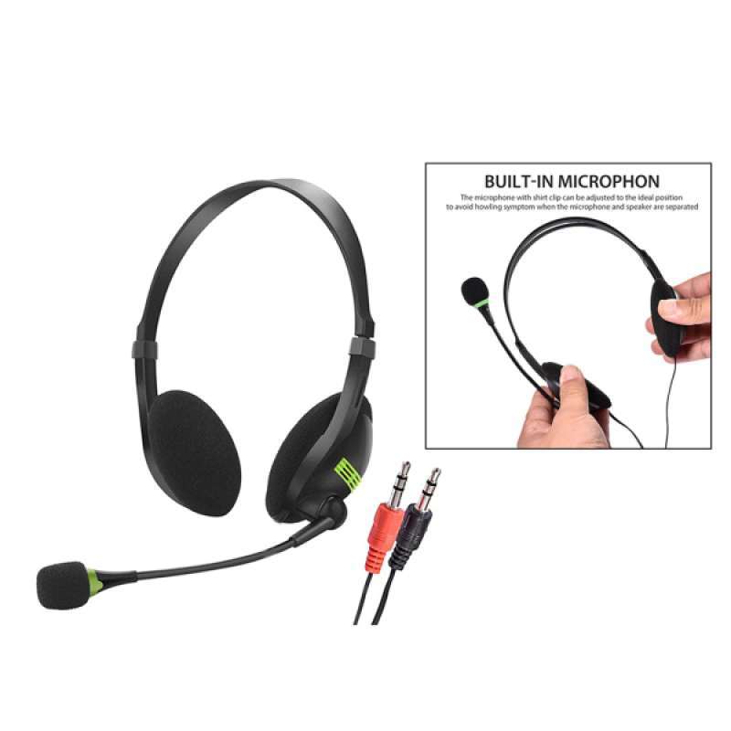 3 5mm pc computer headset with mic noise cancelling for business call center