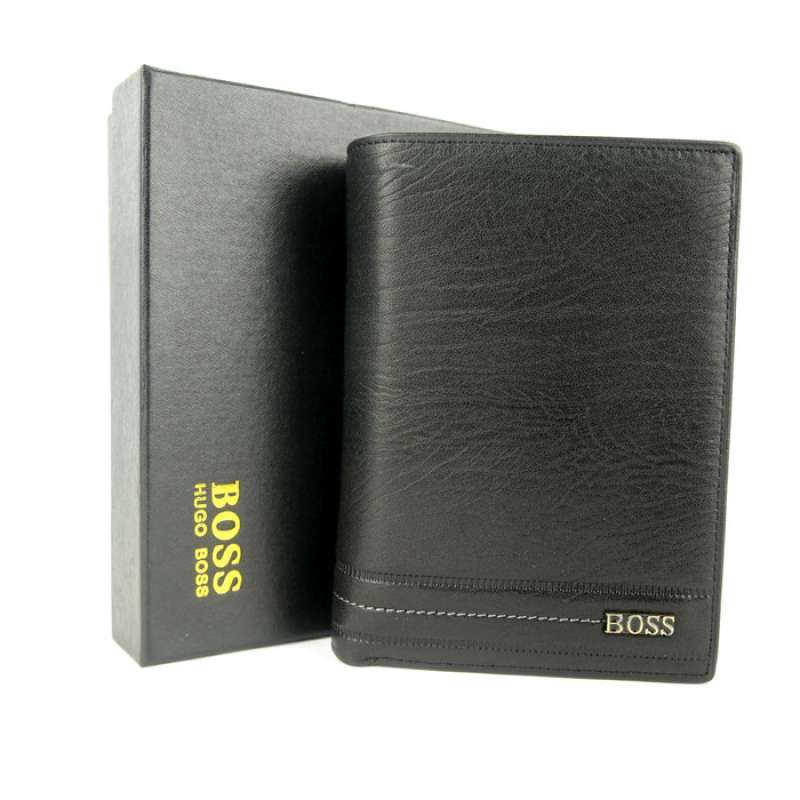Jual Boss 11421 Bo343 4 Hitam Dompet Kulit Pria Tanggung Import Branded Murah Mei 2021 Blibli