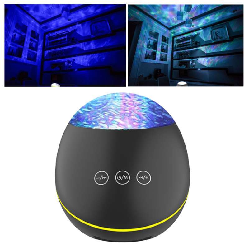 Jual Colorful Led Projection Light Bluetooth Speaker Usb Charging Quiet Atmosphere Online Februari 2021 Blibli