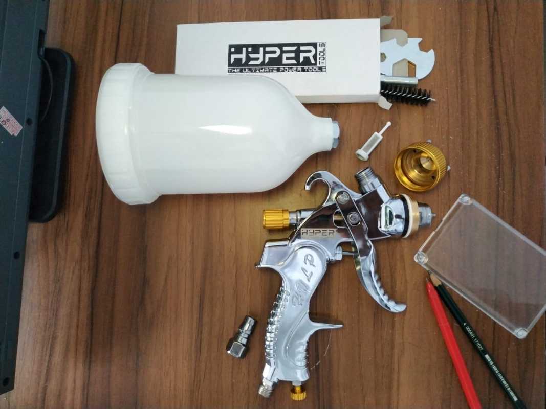 Jual Spray Gun Hvlp Semprotan Angin Cat Tabung Atas 600cc Hvlp Hyper Coofix Online Januari 2021 Blibli
