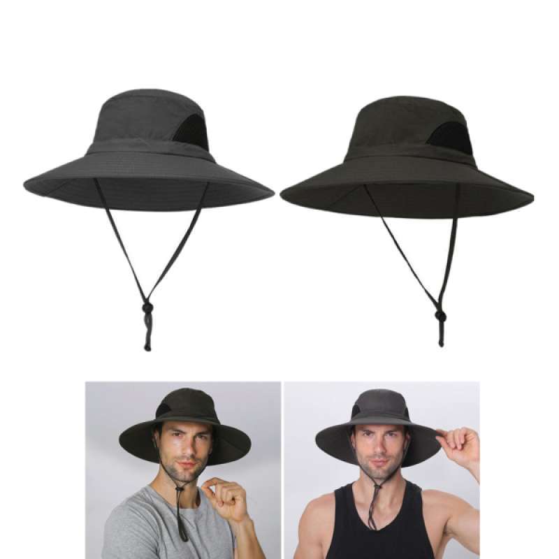 Promo 2Pcs Men's Sun Hat Hiking Travel 