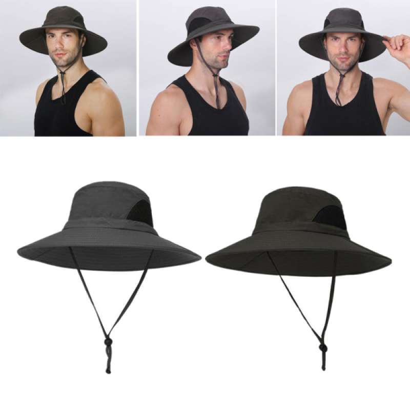 Promo 2Pcs Men's Sun Hat Hiking Travel 
