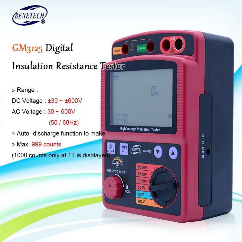 Jual Insulation Tester Benetech Gm3125 Megger Test High Voltage 5kv Meger Resistance Gm 3125 Gm 3125 Di Seller Digilife Kota Jakarta Utara Dki Jakarta Blibli