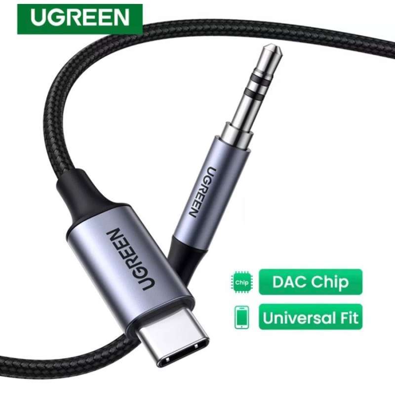 Jual Ugreen Kabel Adapter Converter Audio USB C Male To Jack Aux
