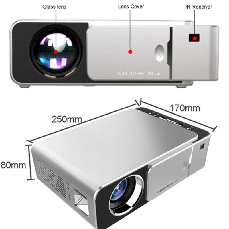 Jual Mini Led Projector Unic T6 Proyektor Home Theater 3000 Lumens Murah Mei 2021 Blibli