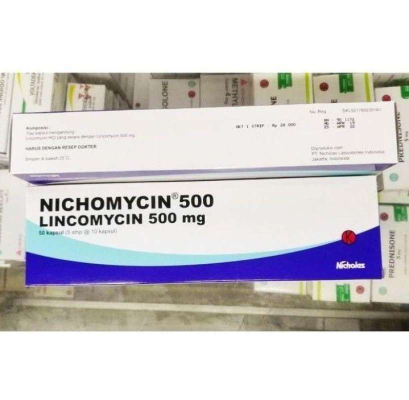 nicholas edison nichomycin obat resep dokter 500 mg box isi 50 kapsul